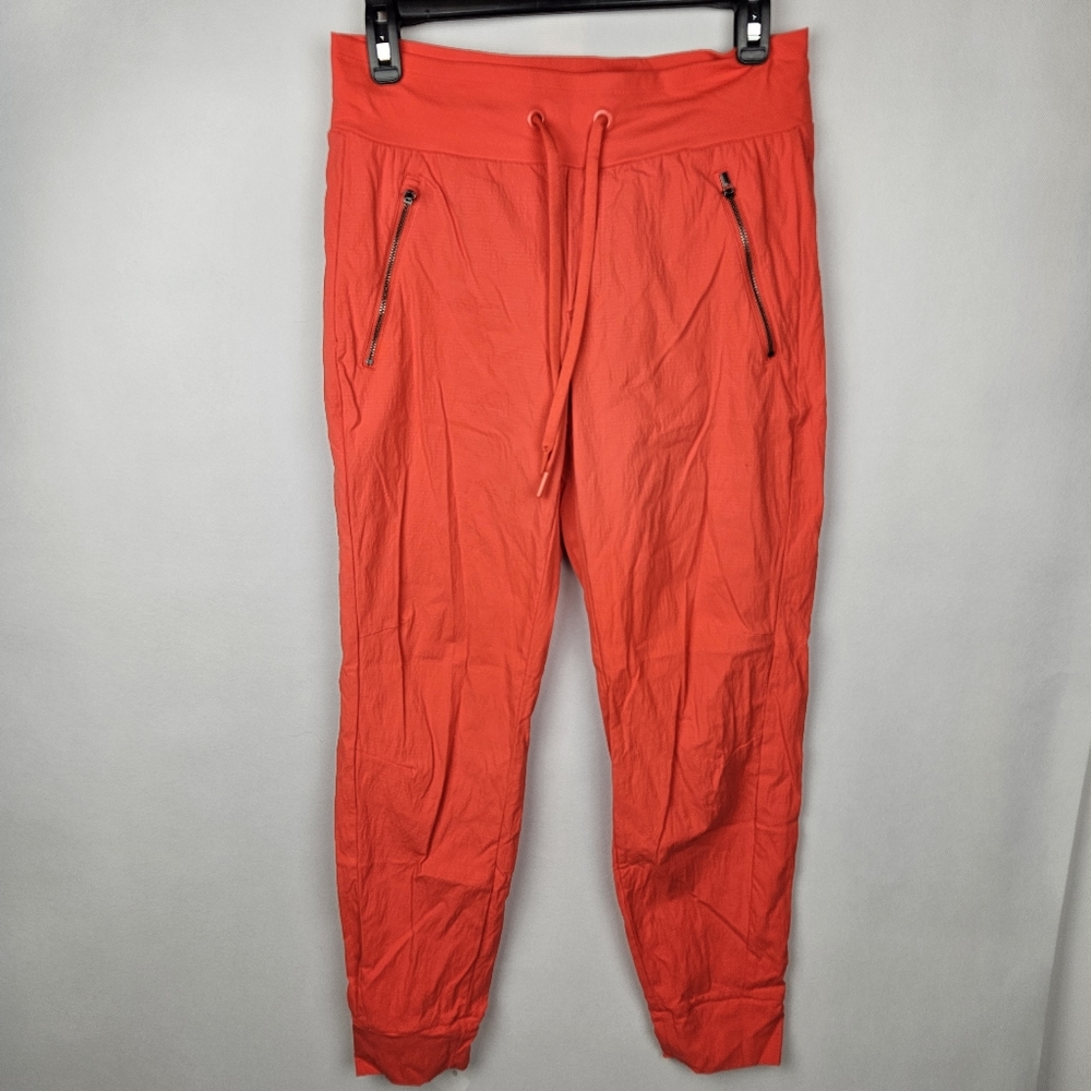 Athleta Bright Orange Trekkie North Jogger Pants Size 6